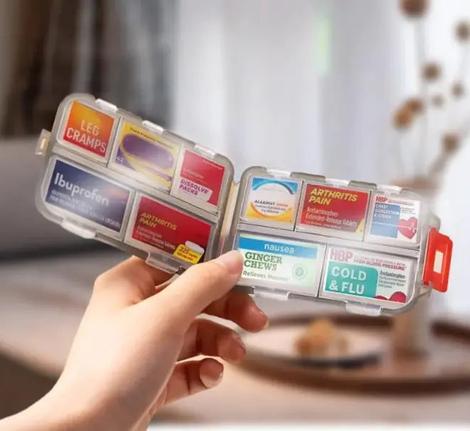 10 Grids Pill Organize Storage