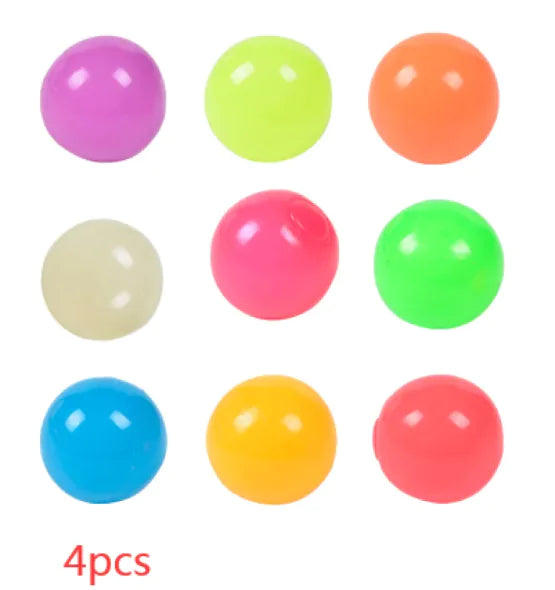 GlowSqueeze Sticky Ball Toy