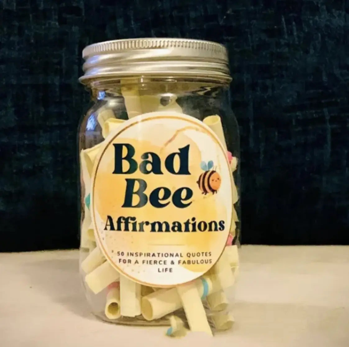 Glass Daily Surprise Encouragement Jar