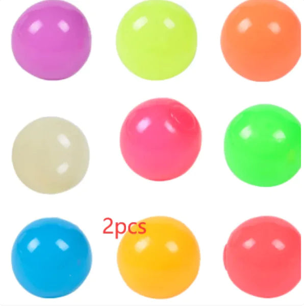GlowSqueeze Sticky Ball Toy