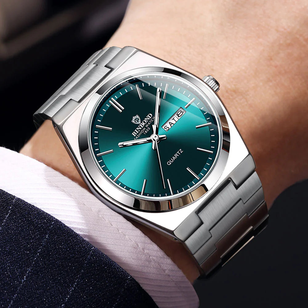 Men's Stainless Steel Quartz Watch