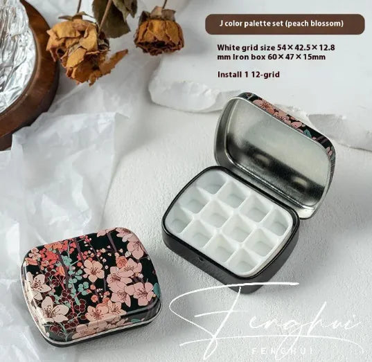 Manicure Watercolor One-piece Flip Small Mini Palette