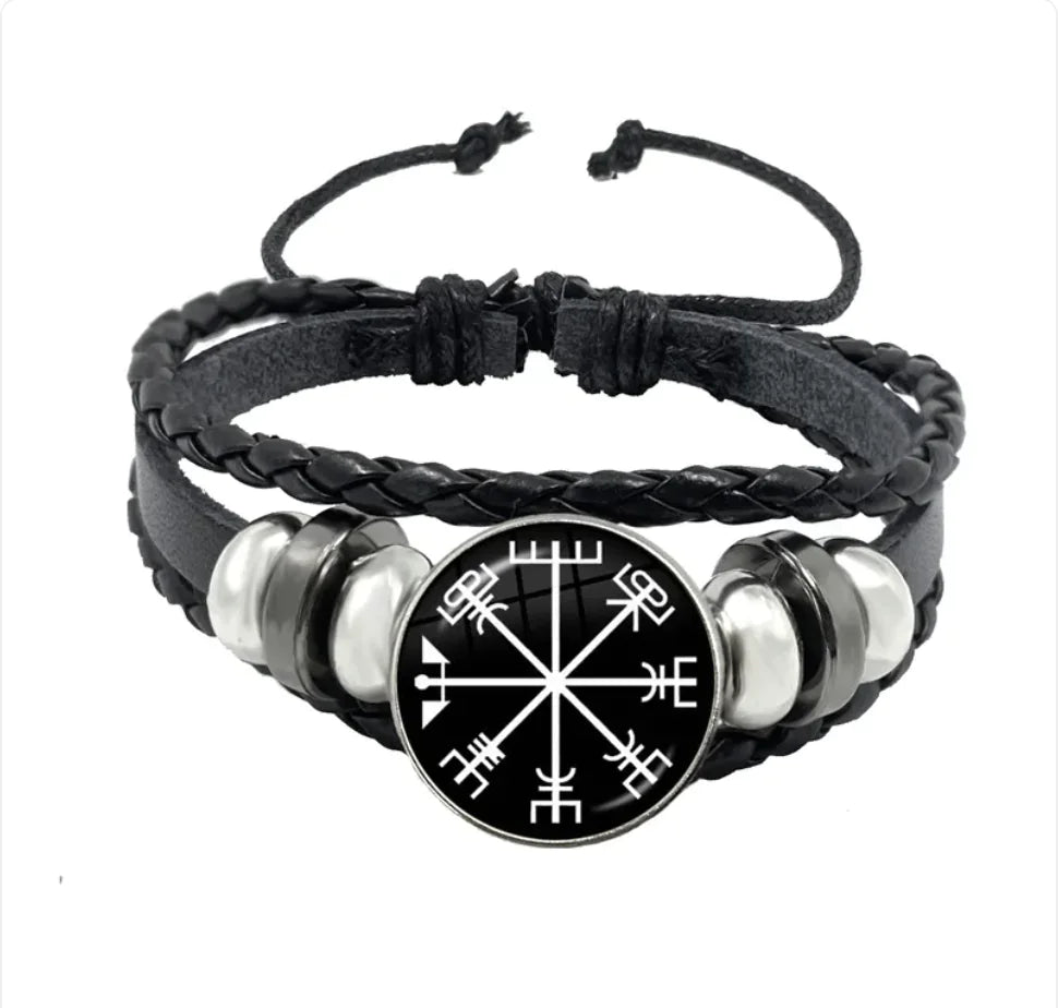 Adjustable Retro Leather Woven Belt