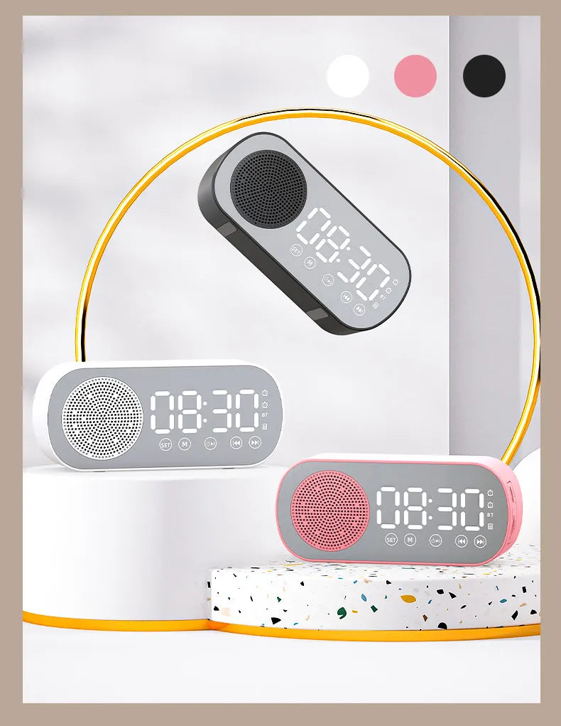 BT LED Digital Alarm Clock