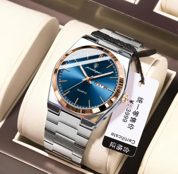 Ultra-Thin Waterproof Men's Quartz Watch
