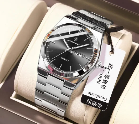 Ultra-Thin Waterproof Men's Quartz Watch