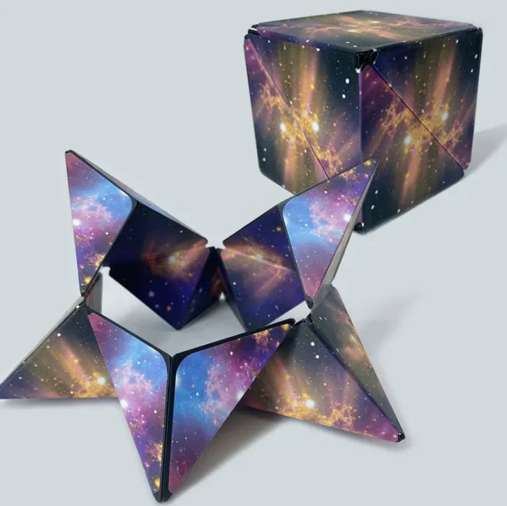 Solid Geometry Magic Cube Changeable Magnetic Deformation Toy