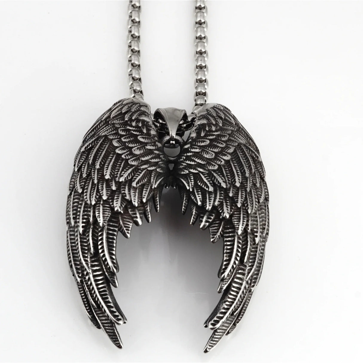 Titanium Steel Wing Necklace