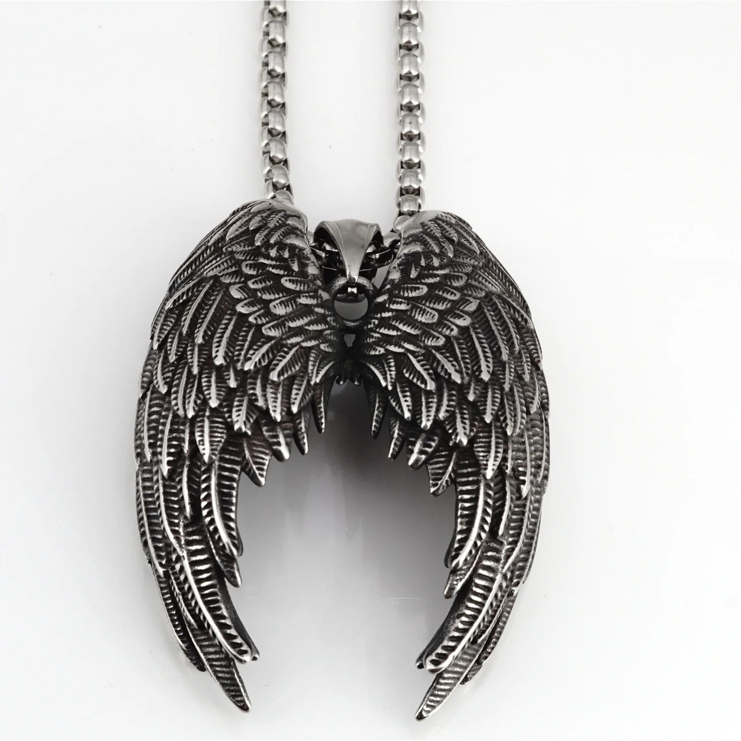 Titanium Steel Wing Necklace
