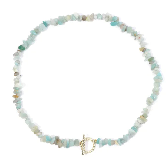 Natural Stone Bead Necklace