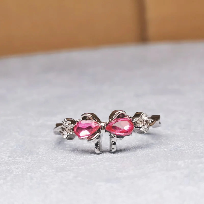 Adjustable Bowknot Ring