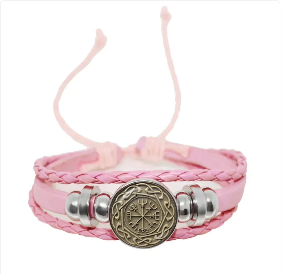 Adjustable Retro Leather Woven Belt