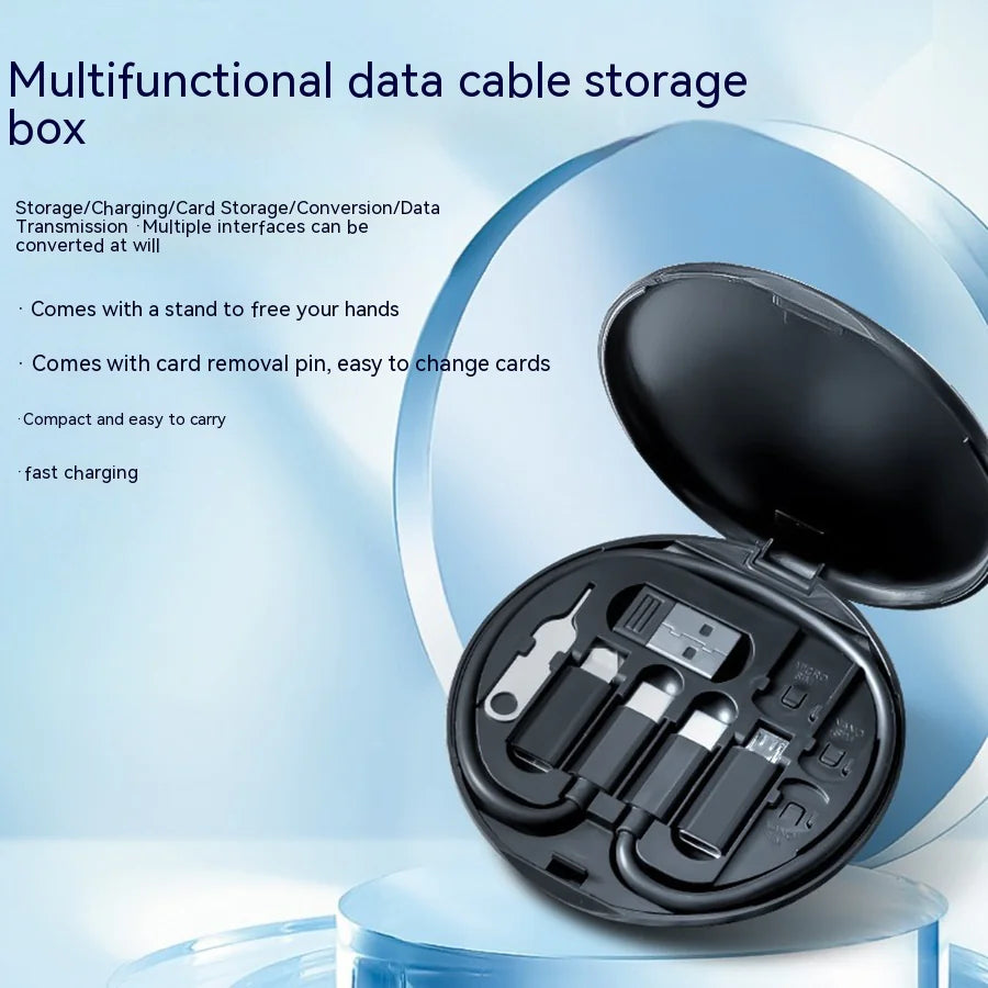 Portable 5-in-1 Digital Cable Organizer