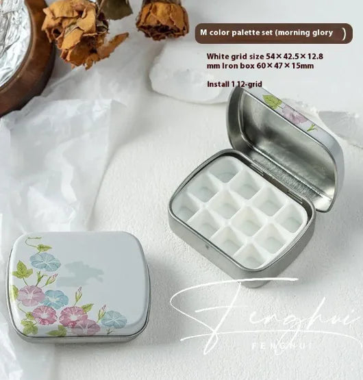 Manicure Watercolor One-piece Flip Small Mini Palette