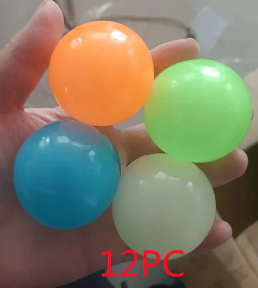 GlowSqueeze Sticky Ball Toy