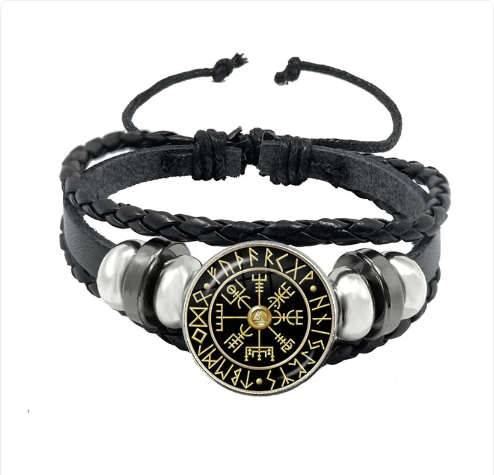 Adjustable Retro Leather Woven Belt