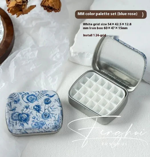 Manicure Watercolor One-piece Flip Small Mini Palette