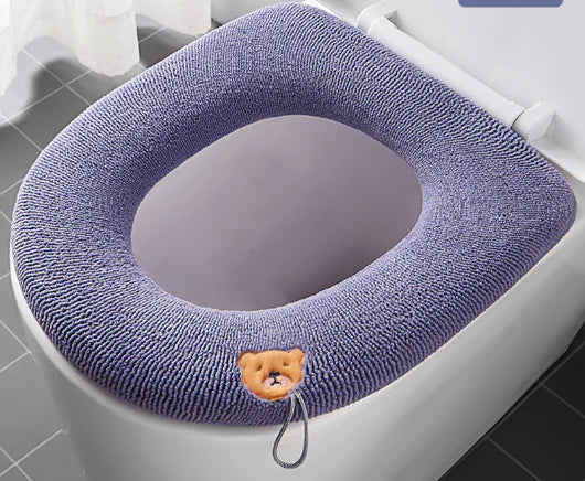 Knitted Toilet Seat Cover