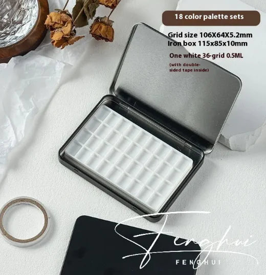 Manicure Watercolor One-piece Flip Small Mini Palette