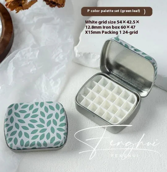 Manicure Watercolor One-piece Flip Small Mini Palette