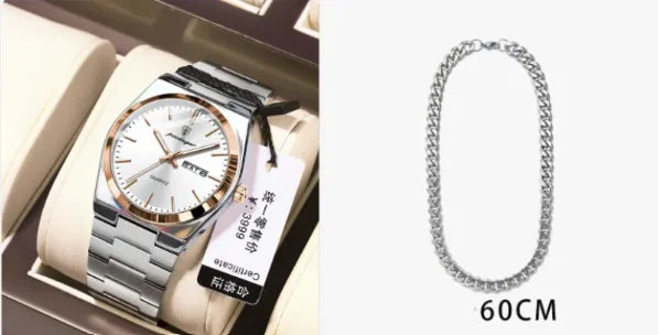 Ultra-Thin Waterproof Men's Quartz Watch