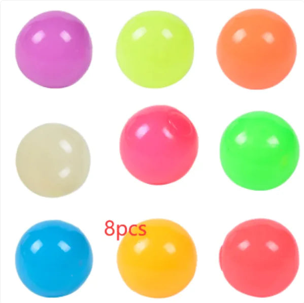 GlowSqueeze Sticky Ball Toy