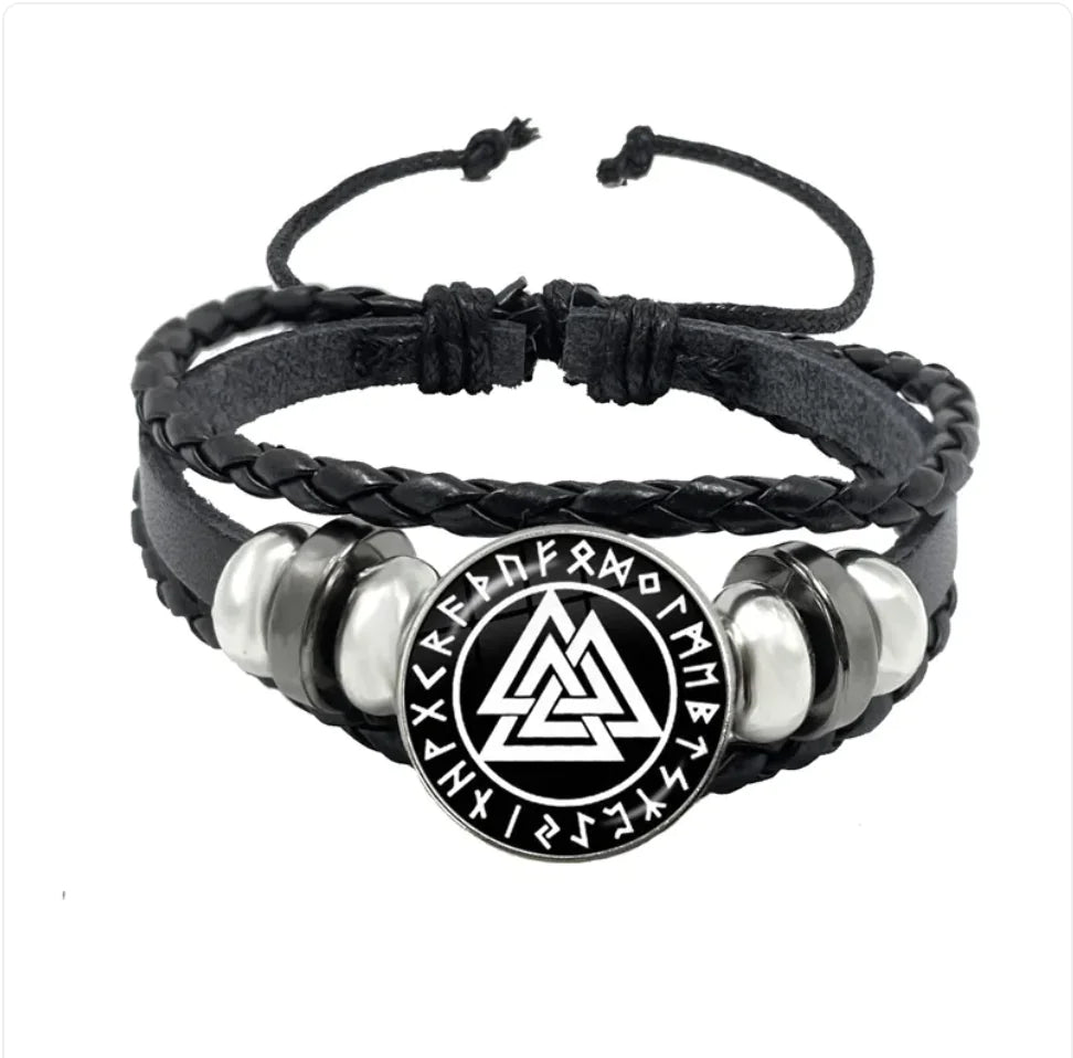 Adjustable Retro Leather Woven Belt