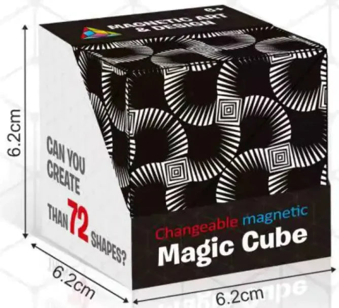 Solid Geometry Magic Cube Changeable Magnetic Deformation Toy