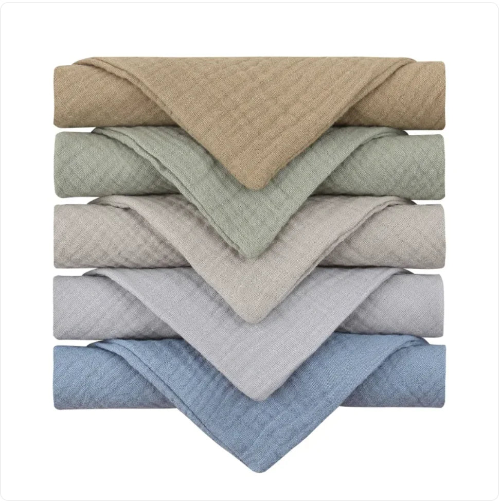 5-Pack Baby Cotton Face Towels