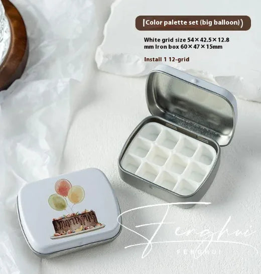 Manicure Watercolor One-piece Flip Small Mini Palette