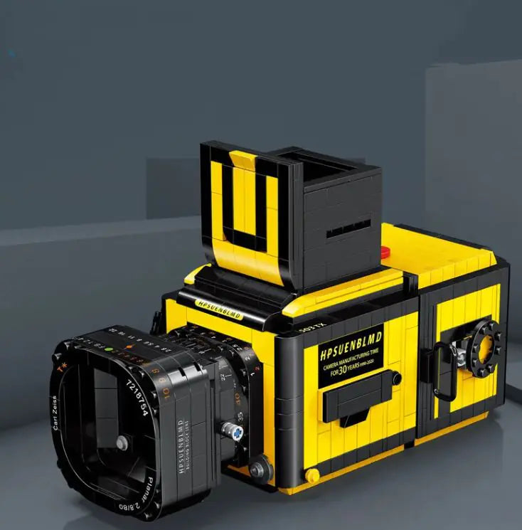 Nikang SLR camera assembly model building block toy