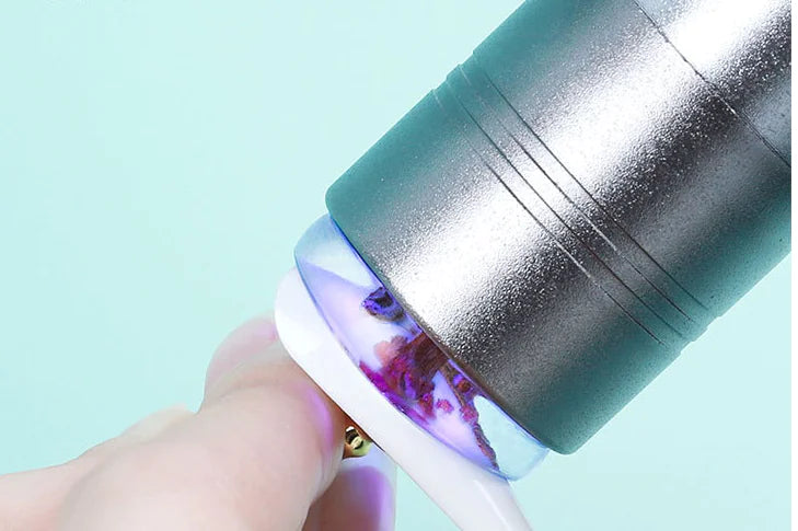 Nail Art Handheld Lamp For Embossed Sticker Sequin Sticker