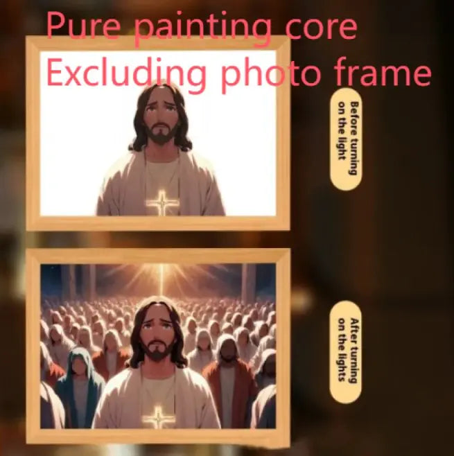 Jesus LED Light Painting