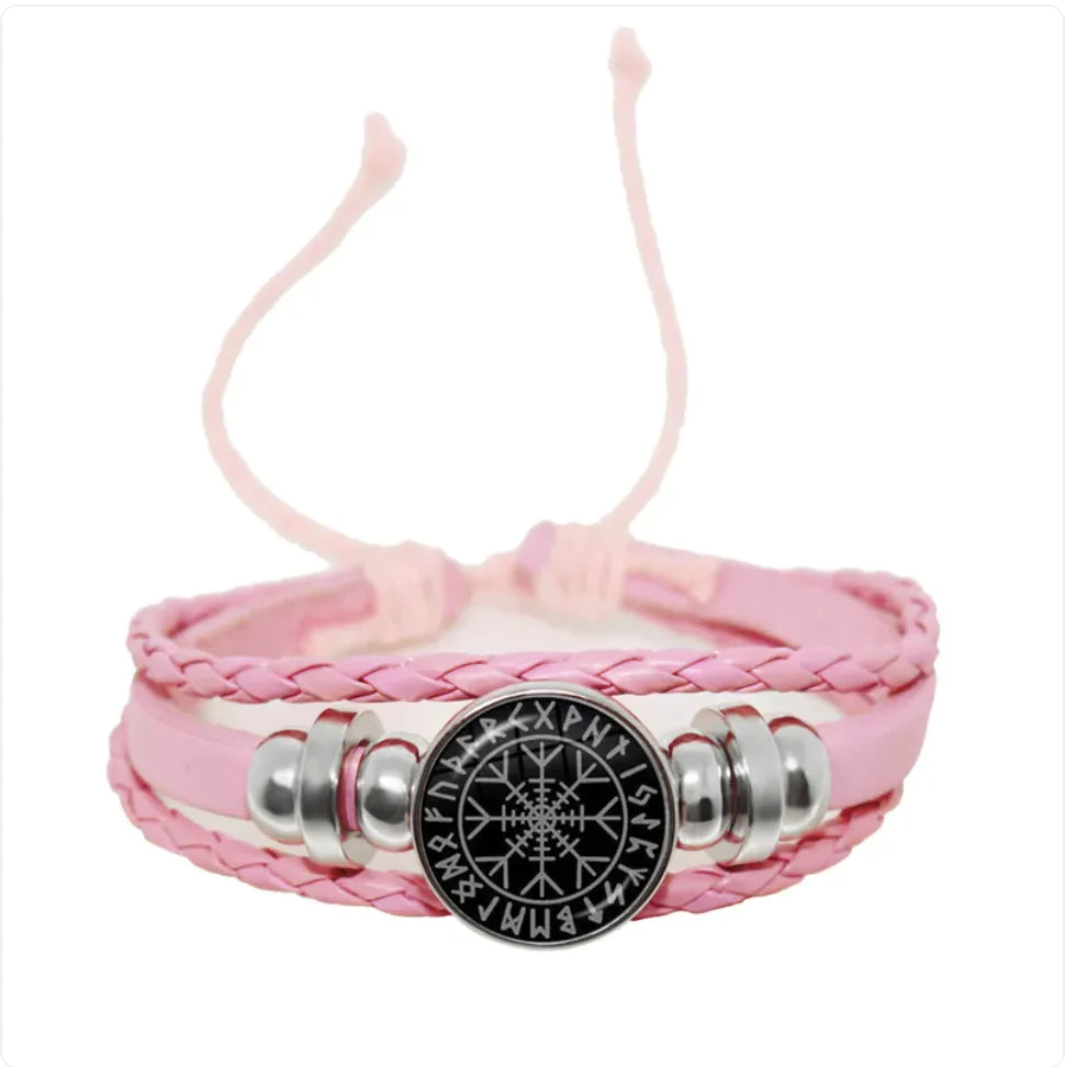 Adjustable Retro Leather Woven Belt
