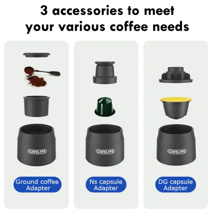 Portable Three In One Travel Hand Press Coffee Machine