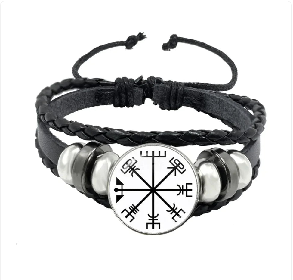Adjustable Retro Leather Woven Belt