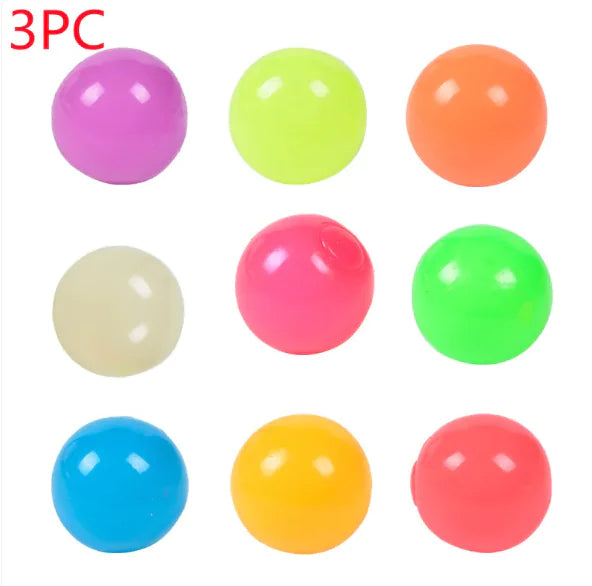 GlowSqueeze Sticky Ball Toy
