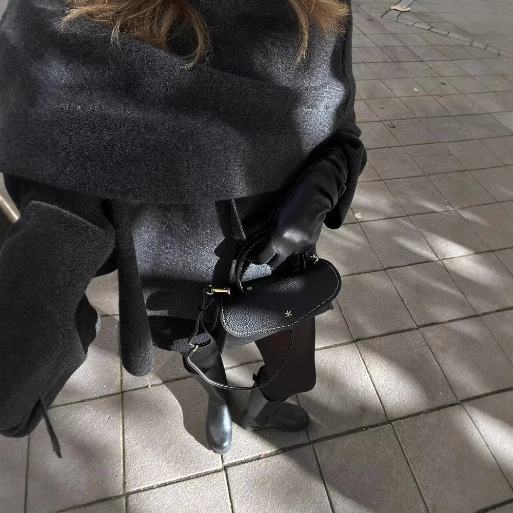 Asymmetry Chic Winter Coat