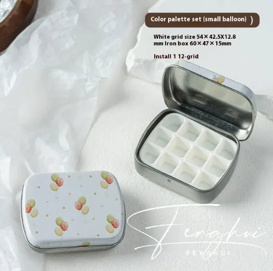 Manicure Watercolor One-piece Flip Small Mini Palette