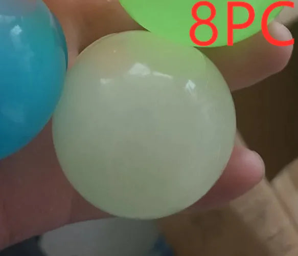GlowSqueeze Sticky Ball Toy