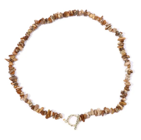 Natural Stone Bead Necklace