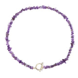 Natural Stone Bead Necklace