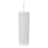 Frosted Straight Straw Bottle