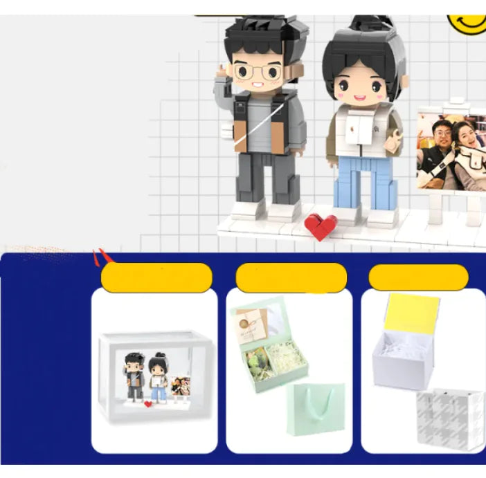 Photo Character Building Blocks Puzzle