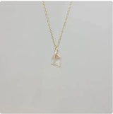 Natural Crystal Pendant Necklace with Stainless Steel Chain