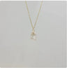 Natural Crystal Pendant Necklace with Stainless Steel Chain