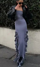 Split Maxi Bodycon Dress