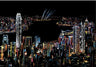 Creative Handmade City Night Scene Scraping Painting