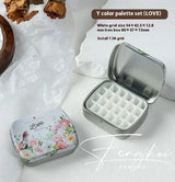 Manicure Watercolor One-piece Flip Small Mini Palette