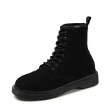 New Skinny Boots Harajuku British Style Suede Student Casual Short Boots